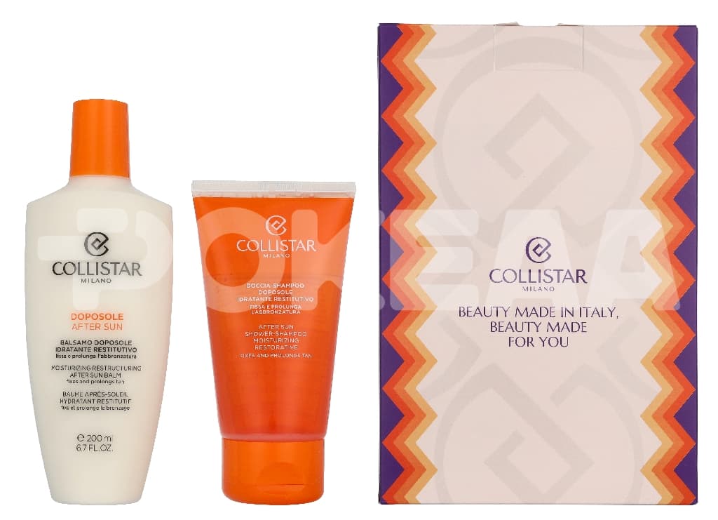 Collistar Sun Giftset 350ml - After-Sun Conditioner 200ml/After-Sun Shower-Shampoo 150ml 1
