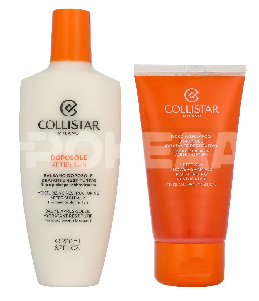 Collistar Sun Giftset 350ml - After-Sun Conditioner 200ml/After-Sun Shower-Shampoo 150ml 2