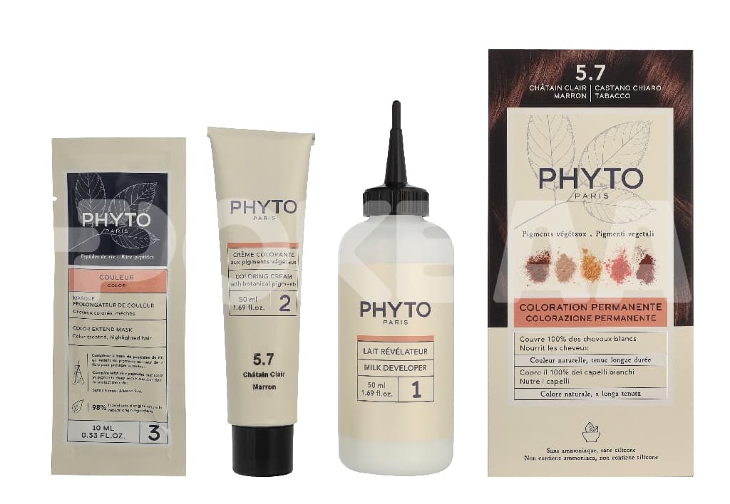 Phyto Phytocolor Permanent Color 110ml - #5.7 Brown Light Chestnut 1