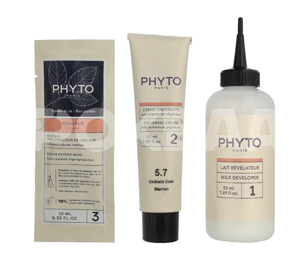 Phyto Phytocolor Permanent Color 110ml - #5.7 Brown Light Chestnut 2