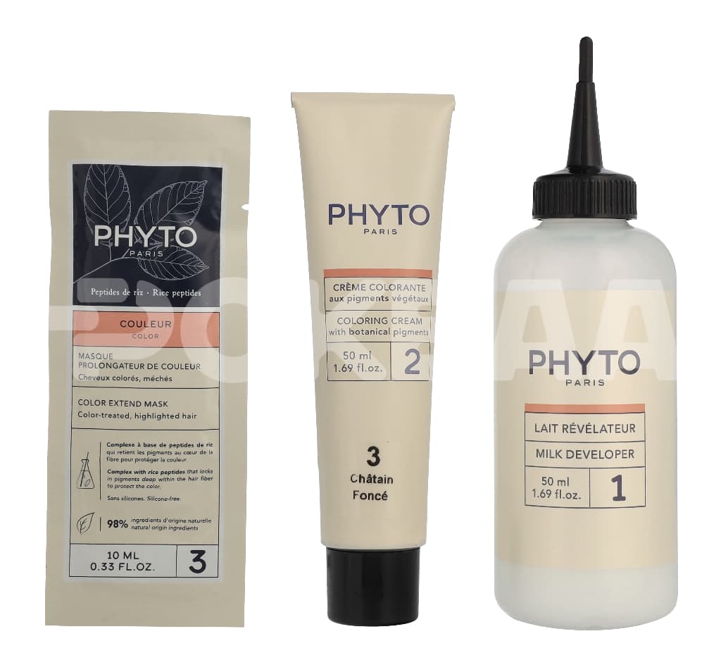 Phyto Phytocolor Permanent Color 110ml - #03 Dark Brown 2