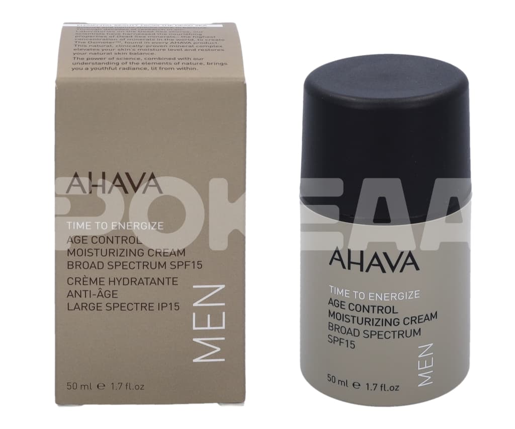 Ahava Men T.T.E. Age Control Moisturizing Cream SPF15 – 50 ml 1