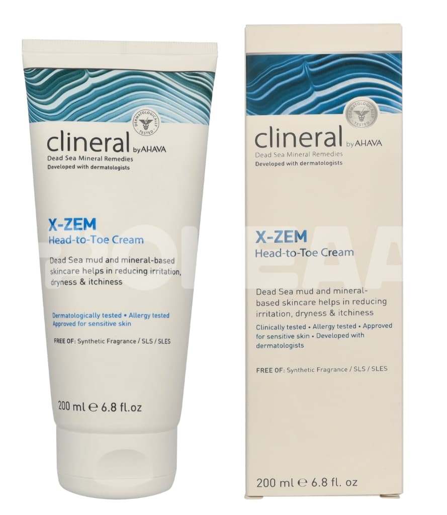 Ahava Clineral X-Zem Head-to-Toe Cream 200ml 1