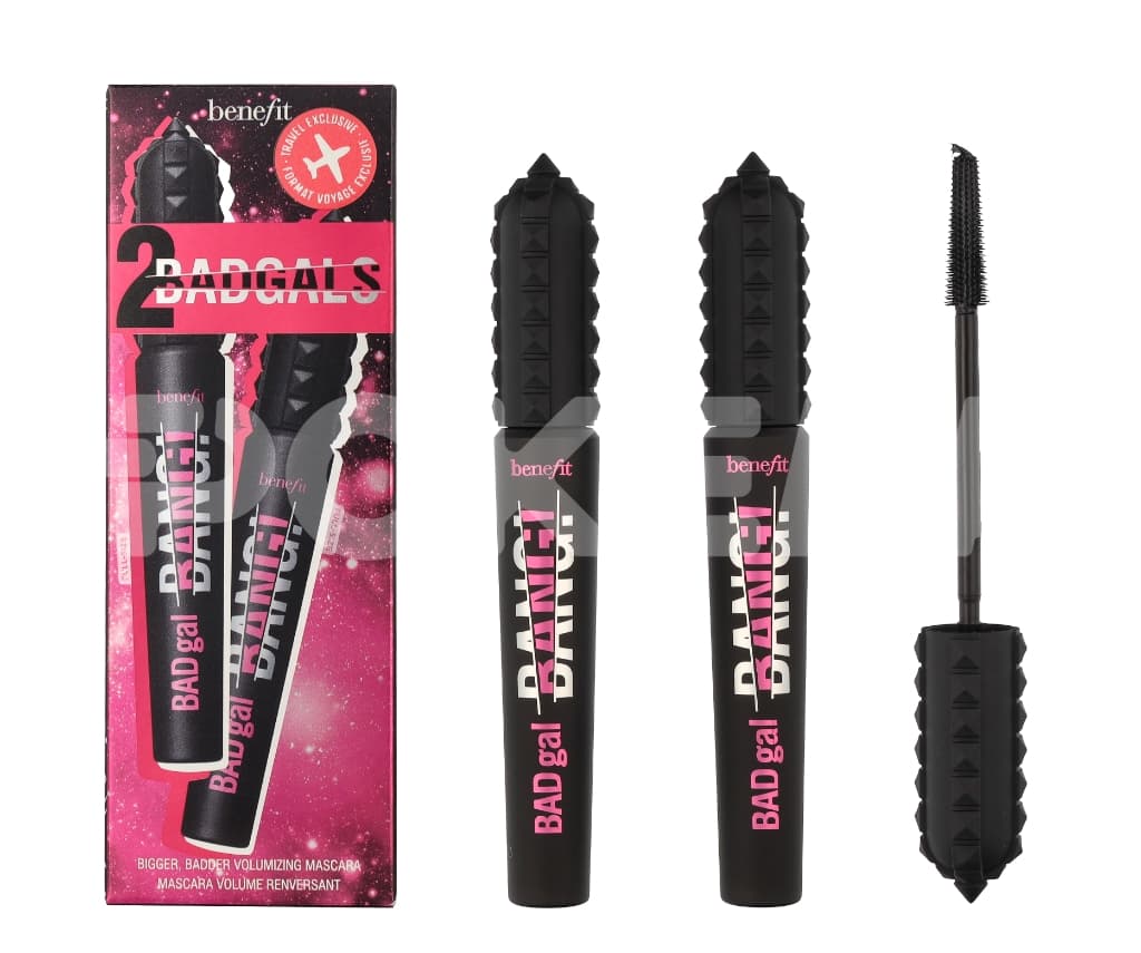Benefit Duo Set: Badgal Bang! Volumizing Mascara 17g - #1 Intense Pitch Black - 2x8,5gr 1
