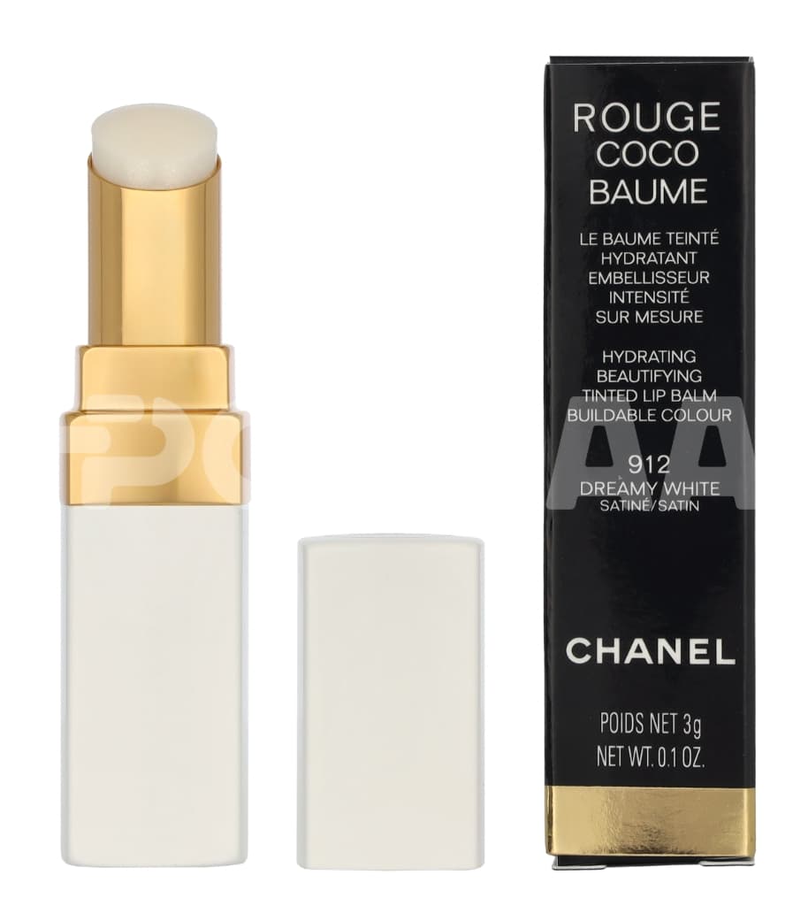 Chanel Rouge Coco Hydrating Beautifying Tinted Lip Balm 3g - #912 Dreamy White 1