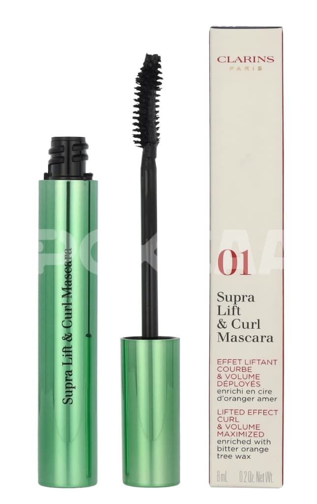 Clarins Supra Volume Mascara Lift & Curl 8ml - #01 Intense Black 1