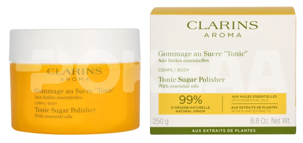 Clarins Aroma Tonic Sugar Polisher 250g - With Essential Oils 1
