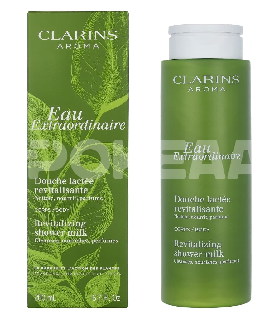 Clarins Eau Extraordinaire Revitalizing Shower Milk 200ml 1