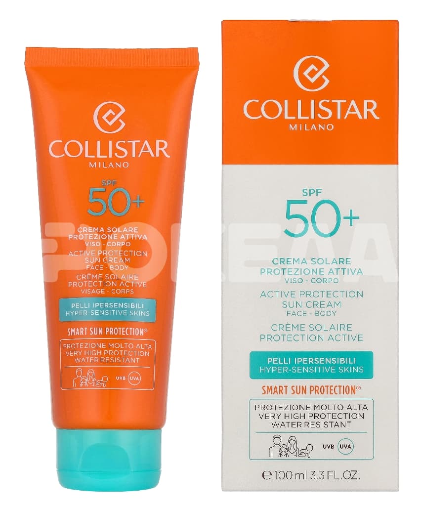 Collistar Active Protection Sun Cream Face-Body SPF50+ 100ml 1