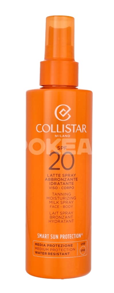 Collistar Tanning Moisturizing Milk Spray Face-Body SPF20 200ml 2