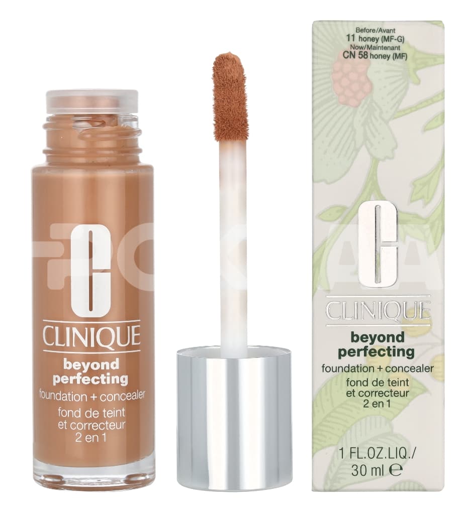 Clinique Beyond Perfecting Foundation + Concealer 30ml - CN 58 Honey (MF) 1