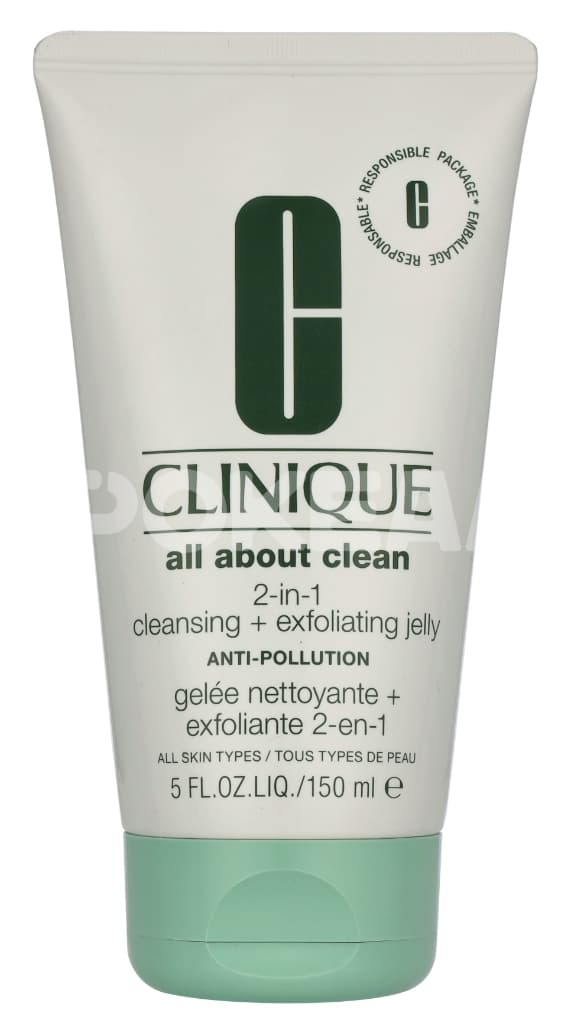 Clinique All About Clean 2-In-1 Cleansing +Exfoliating Jelly – 150 ml 1