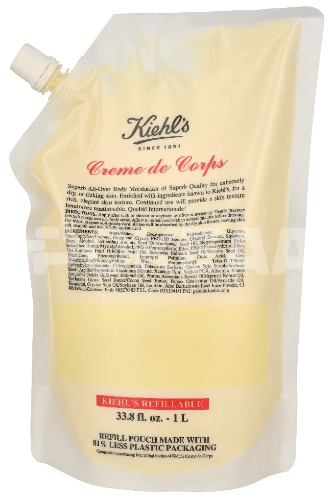 Kiehl's Creme De Corps - Refill 1000ml 1