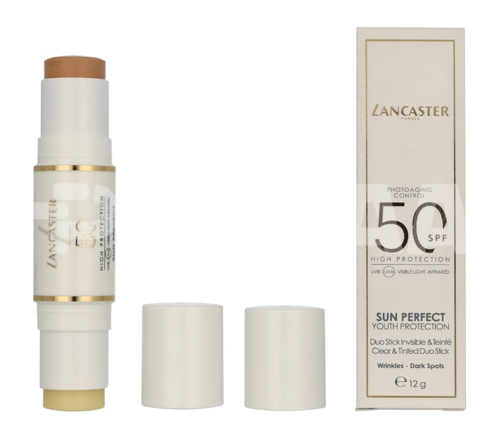 Lancaster Sun Perfect Sun Clear & Tinted Duo Stick SPF50 12g 1