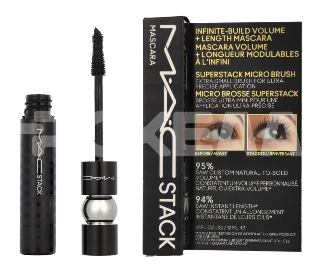 MAC Stack Micro Mascara 12ml - Black 1