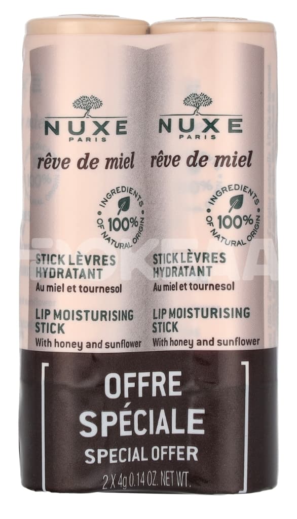 Nuxe Reve De Miel Lip Moisturizing Stick Duo Set – 8 g 1