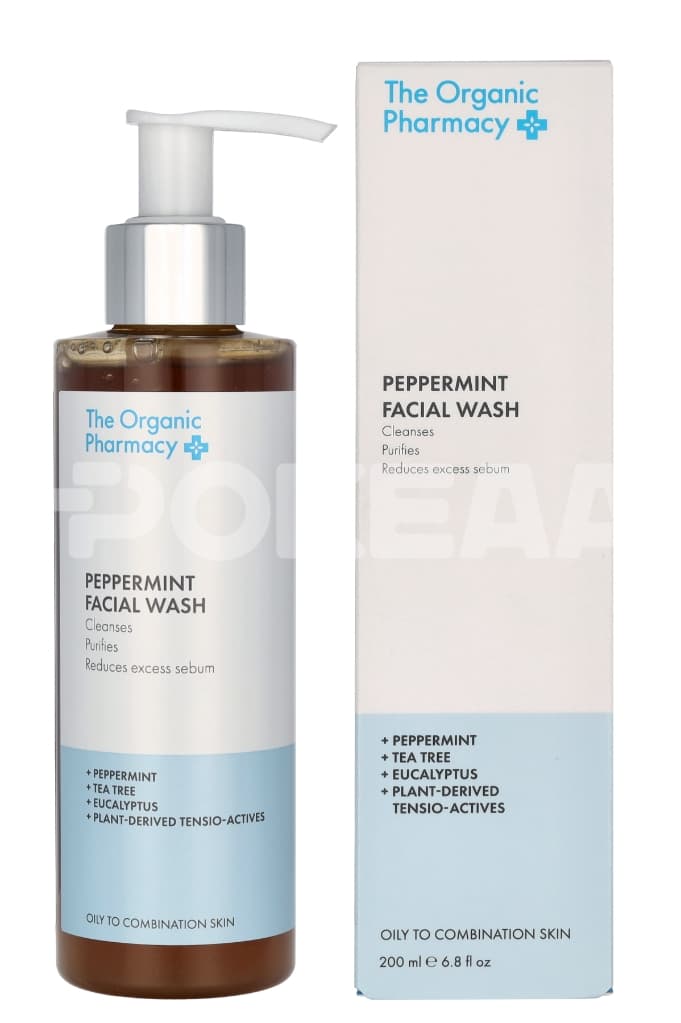 The Organic Pharmacy Peppermint Facial Wash 200ml 1