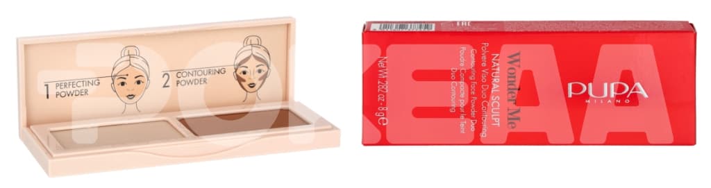 Pupa Wonder Me Natural Sculpt Palette 8g - #01 Light 1