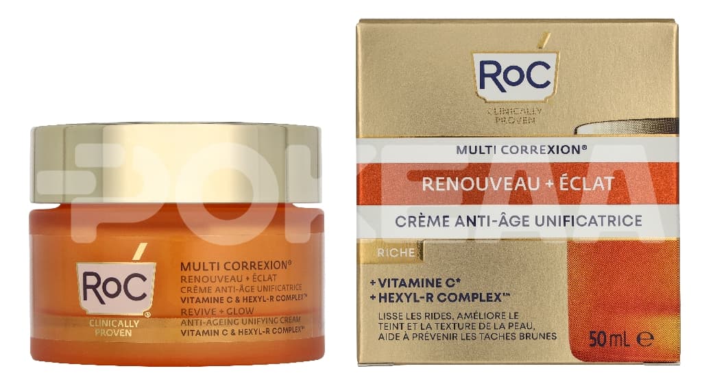 RoC Multi Correxion Anti-Aging Unifying Cream - Rich 50ml - Revive + Glow 1