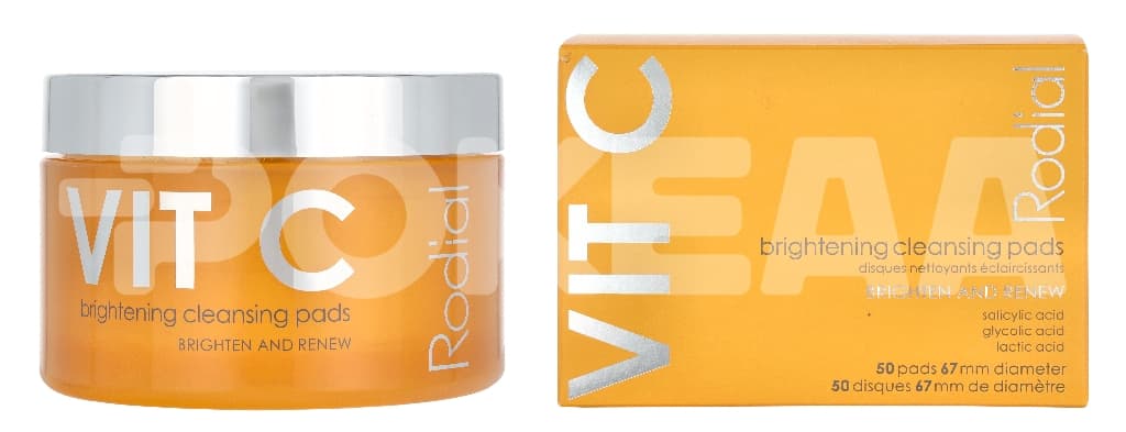Rodial Vit C Brightening Cleansing Pads - 50 Pads, Brighten And Renew 1