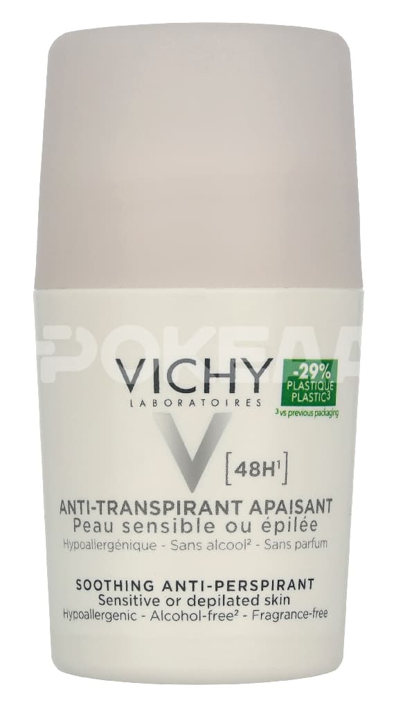 Vichy Deo Antiperspirant 48H Roll On White Cap – 50 ml 1