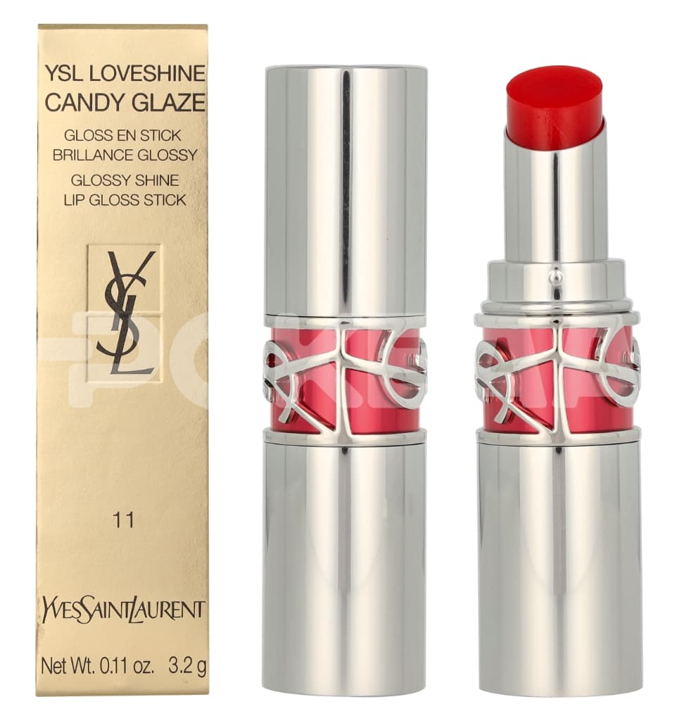 YSL Loveshine Candy Glaze Lipstick 3.2g - #11 Red Thrill 1