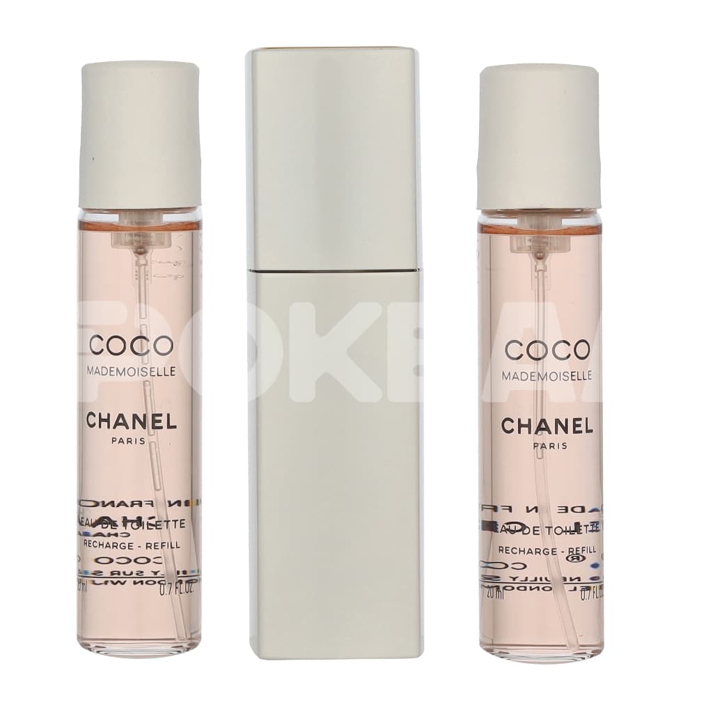 Chanel Coco Mademoiselle Giftset 60ml - 2x Edt Spray Refill 20Ml/1x Edt Spray 20Ml - Twist and Spray 2