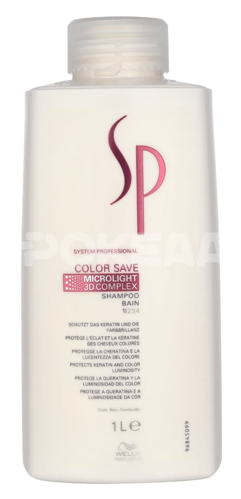 Wella SP - Color Save Shampoo 1000ml - Microlight 3D Complex 1