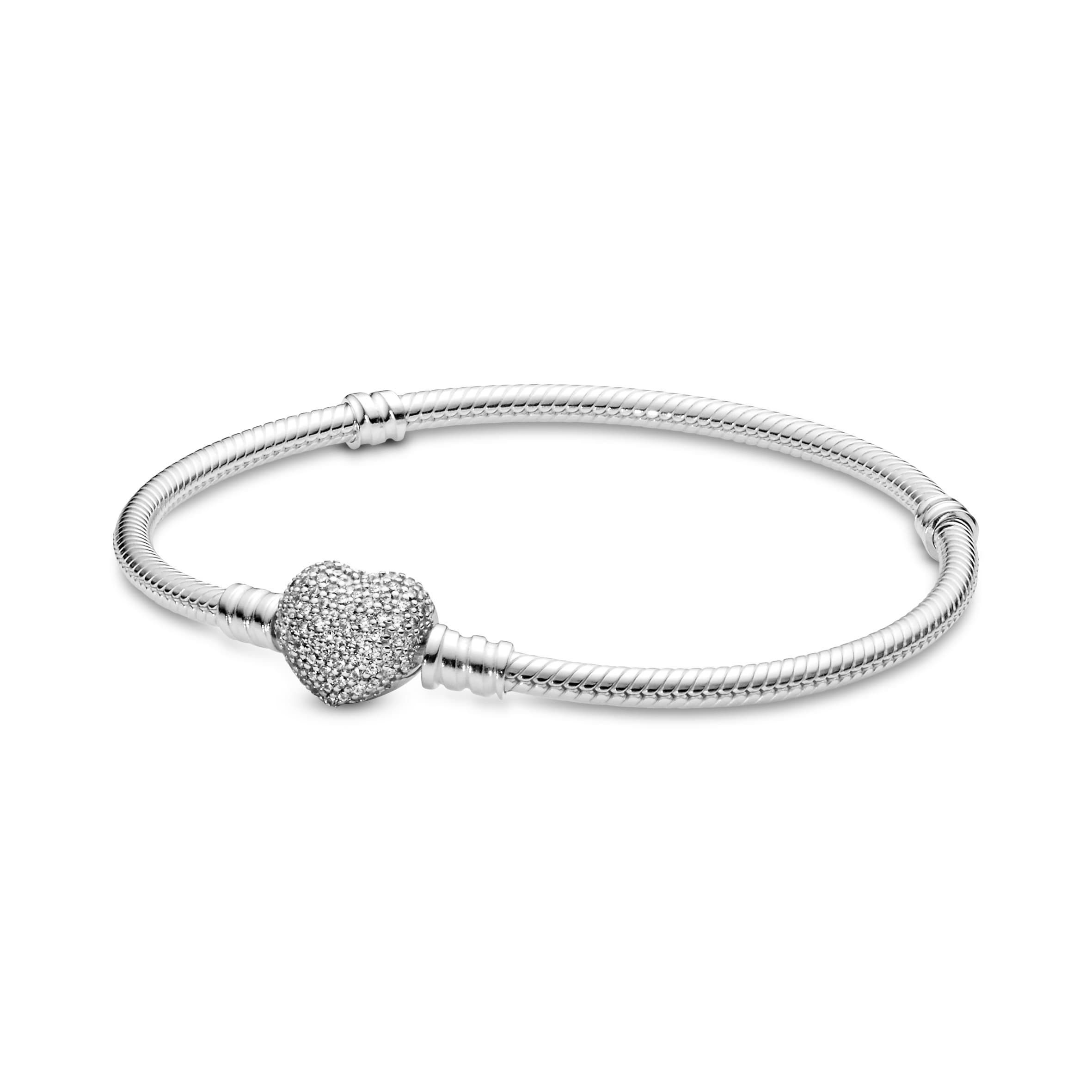 Pandora - Bracelet Cœur Shaped clasp en argent (réf. 2) 1