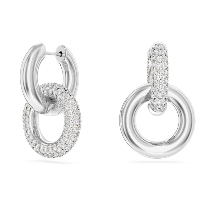 Swarovski - Boucles d'oreilles Dextera - plaqué rhodium 1