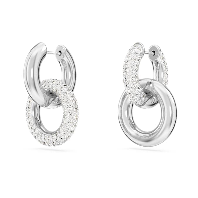 Swarovski - Boucles d'oreilles Dextera - plaqué rhodium 3
