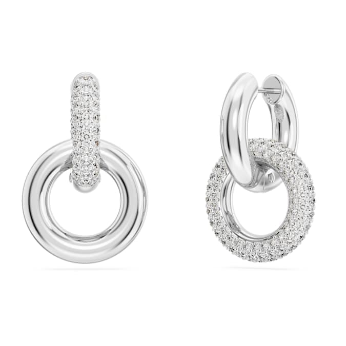 Swarovski - Boucles d'oreilles Dextera - plaqué rhodium 4