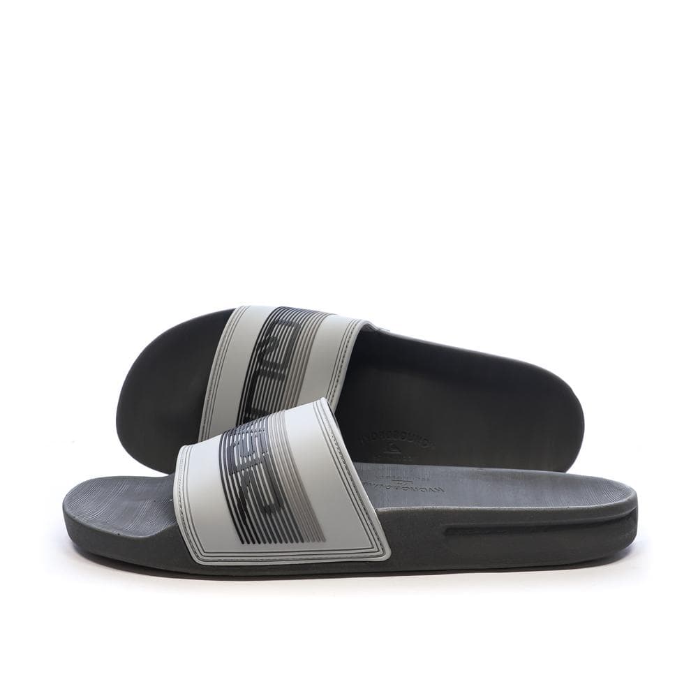 Claquettes Grises Homme Quiksilver Wordmrksld 1