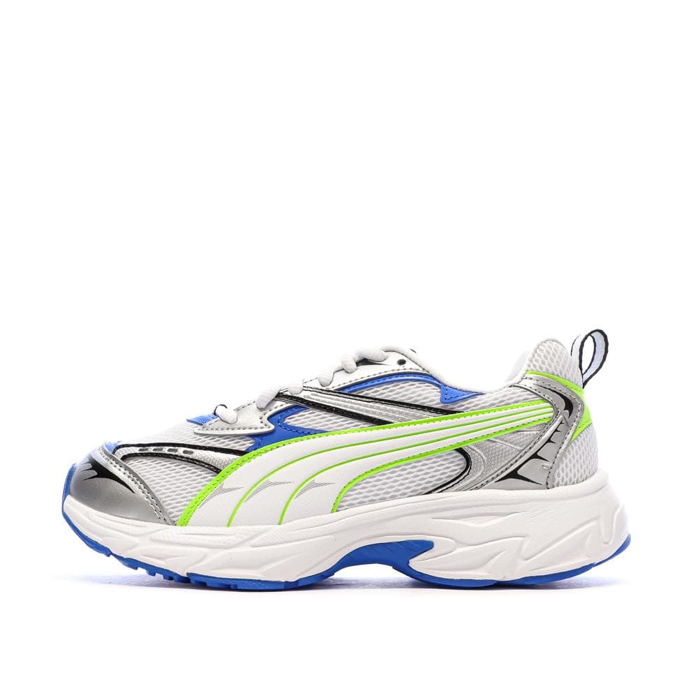 Baskets Blanches/Bleu Garçon Puma Morphic 1