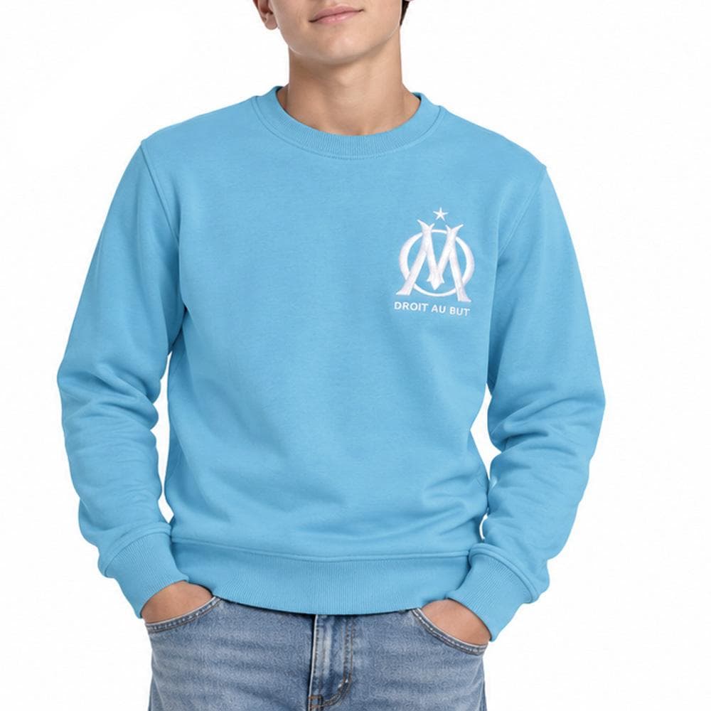 Sweat Bleu Ciel Garçon Olympique De Marseille 1