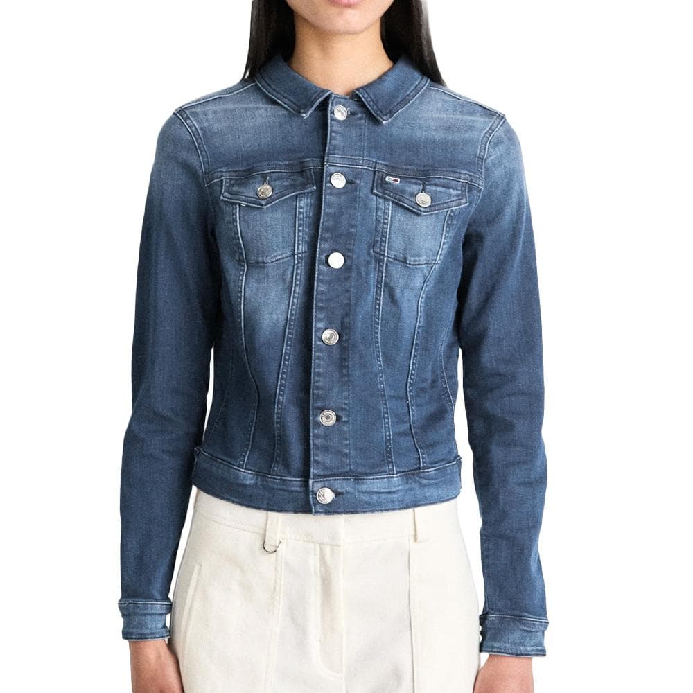 Veste en Jean Bleu Délavé Femme Tommy Hilfiger Vivianne 1