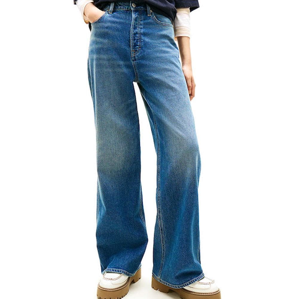 Jean Large Bleu Femme Tommy Hilfiger Claire 1
