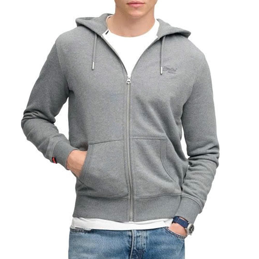 Sweat Gris Clair Homme Superdry Essential 1