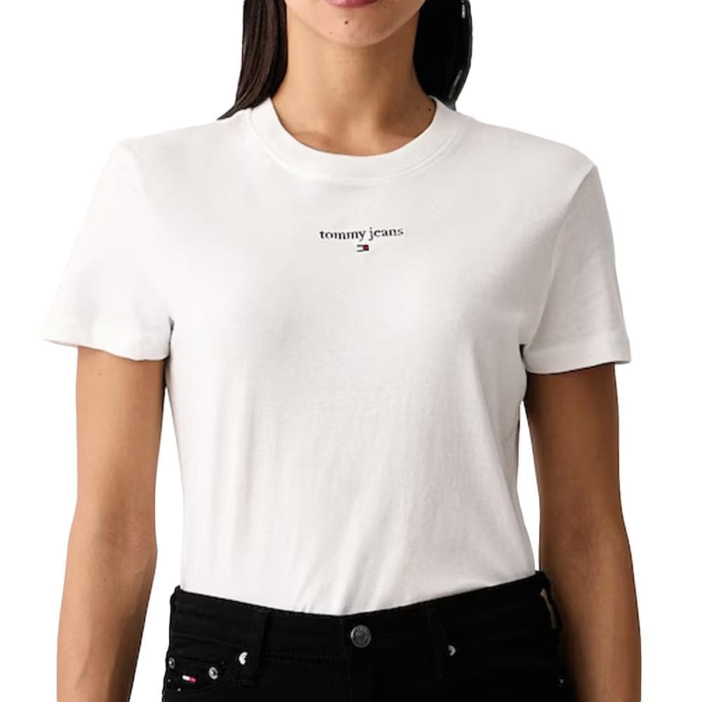 T-Shirt Blanc Femme Tommy Hilfiger Classic 1