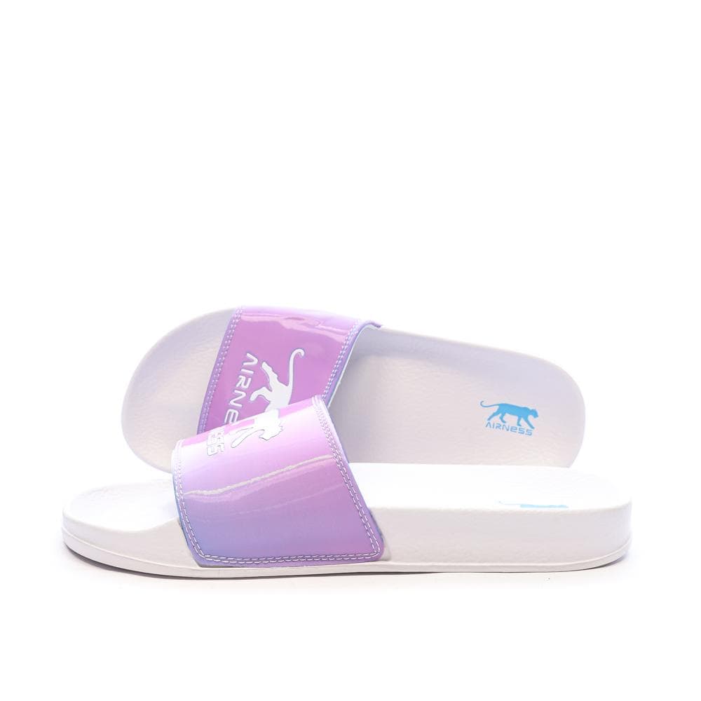 Claquettes Roses Irisées Femme Airness Noor 1