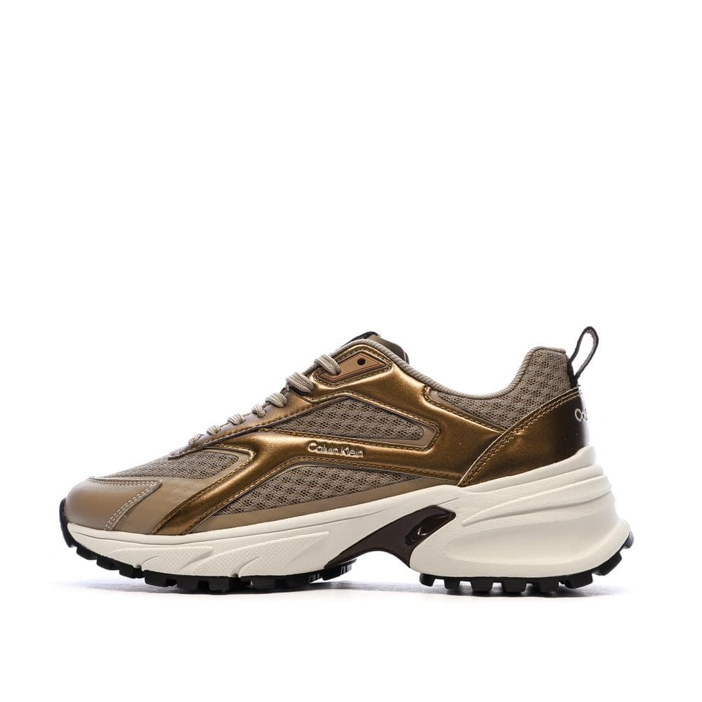 Baskets Marron Femme Calvin Klein Jeans Hike Run Ckstripe 1