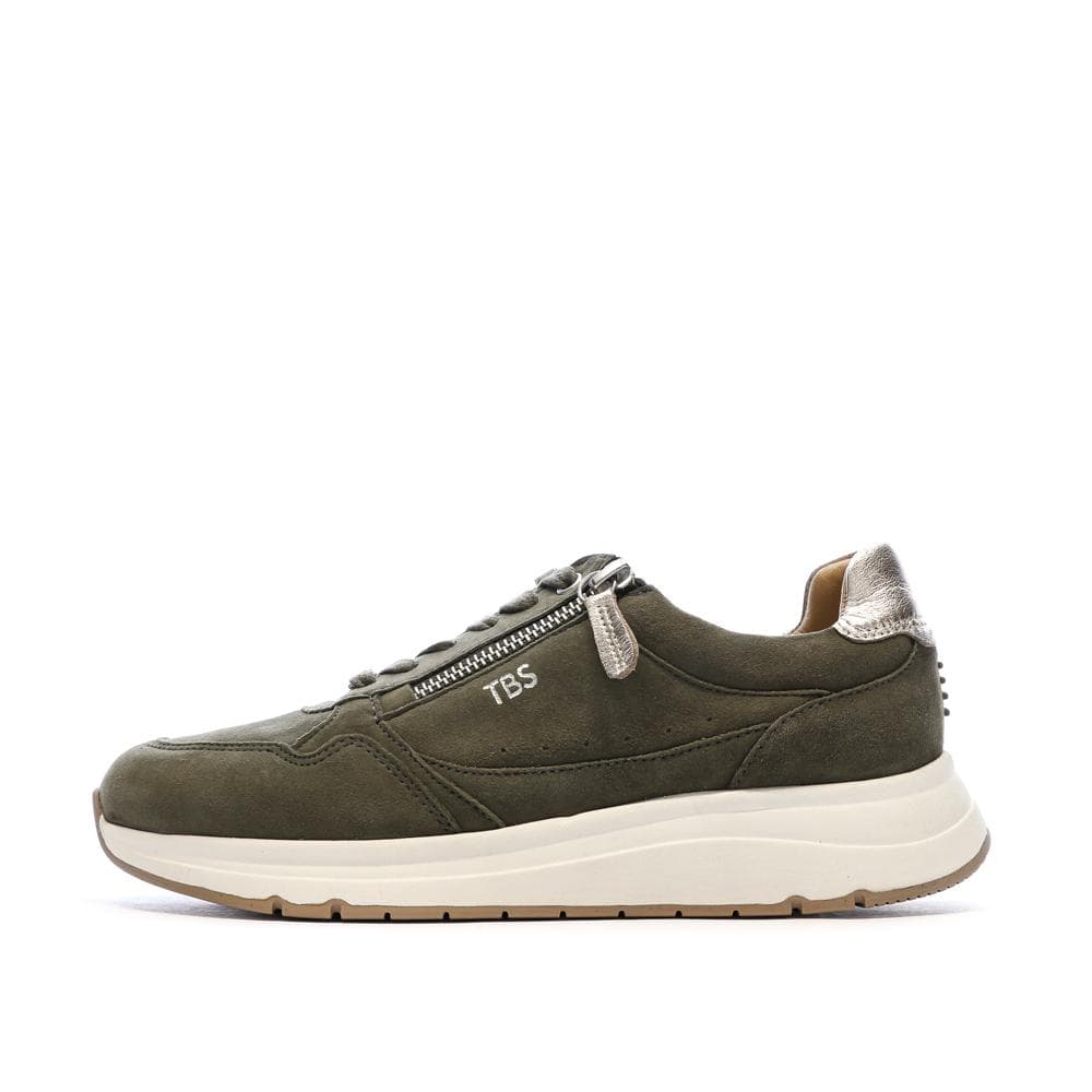 Baskets Kaki Femme TBS BLONZIP 1