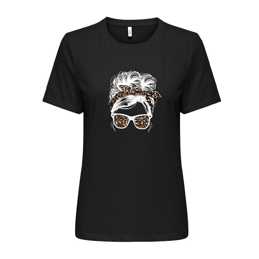T-Shirt Noir Femme Only Stella 1