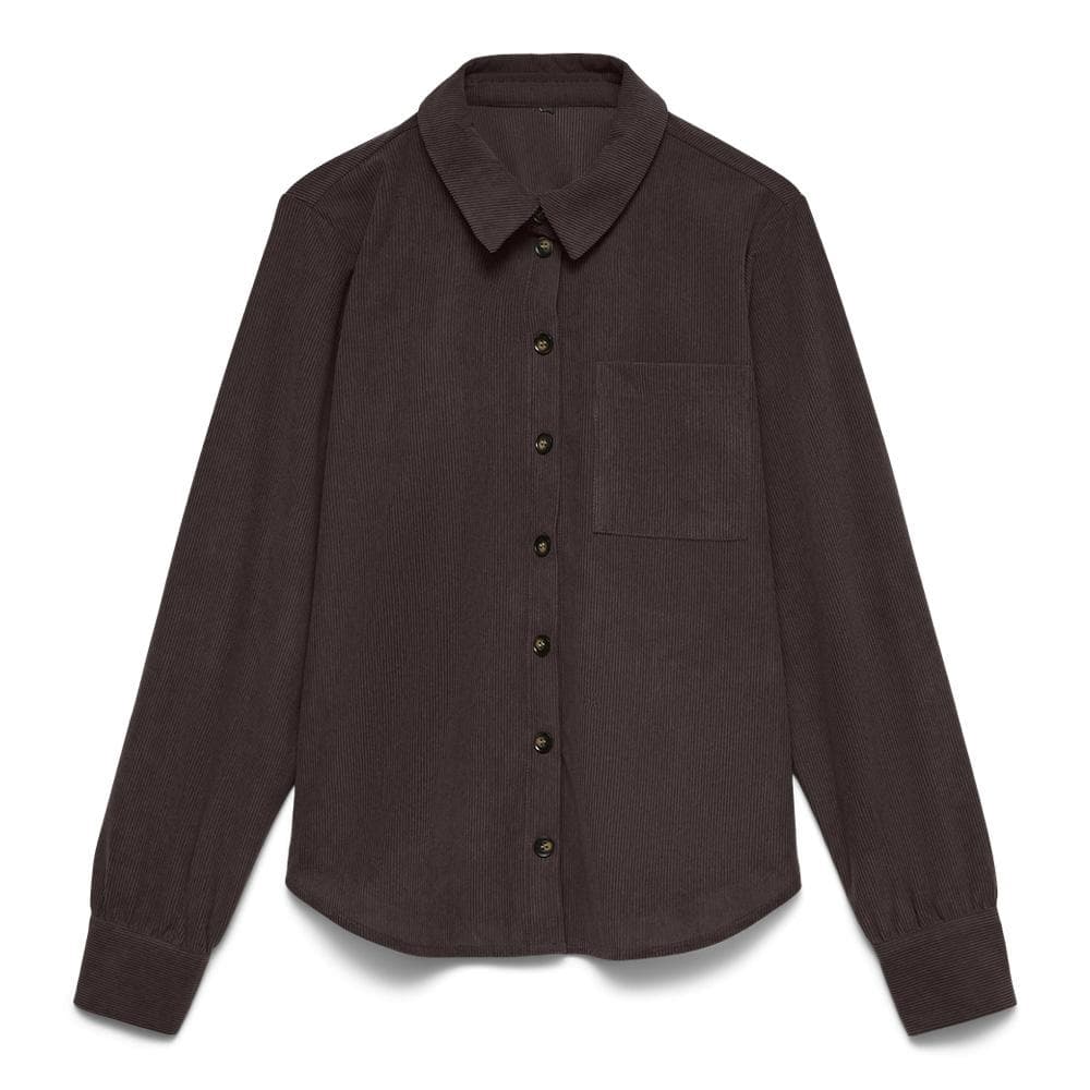 Chemise en Velours Marron Femme Vero Moda Pocket 1