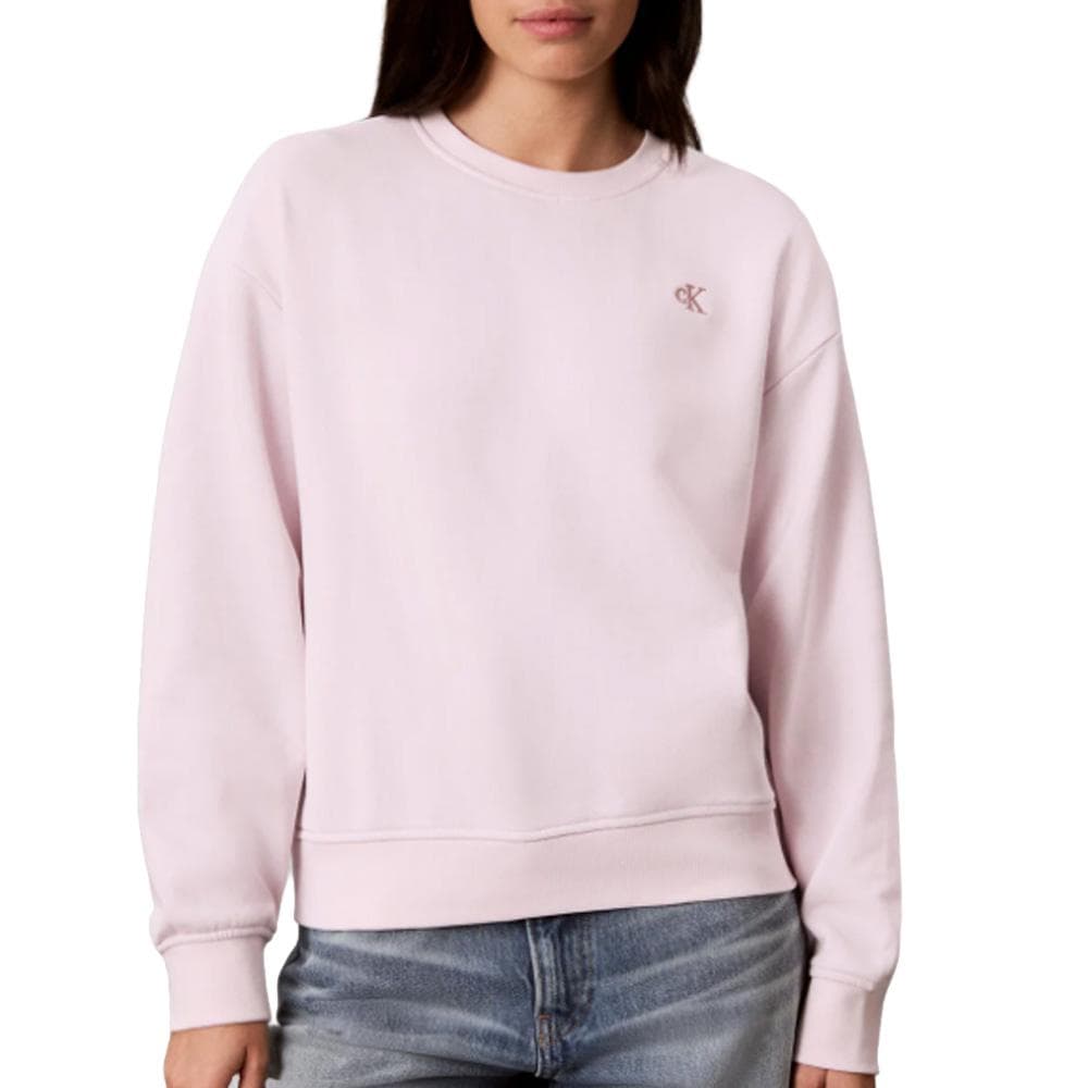 Sweat Rose Femme Calvin Klein Jeans Monogram 1