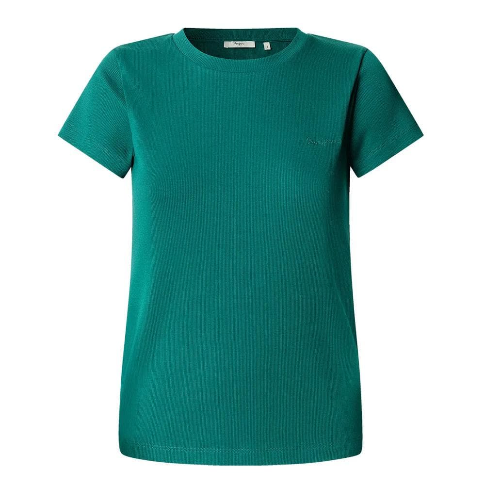 T-Shirt Vert Femme Pepe jeans PL506037 1