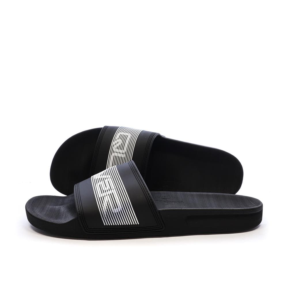 Claquettes Noires Homme Quiksilver Wordmrksld 1