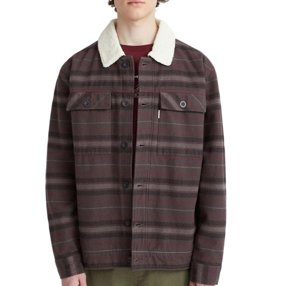 Veste à carreaux Marron Homme O'Neill Fleece Lined 1