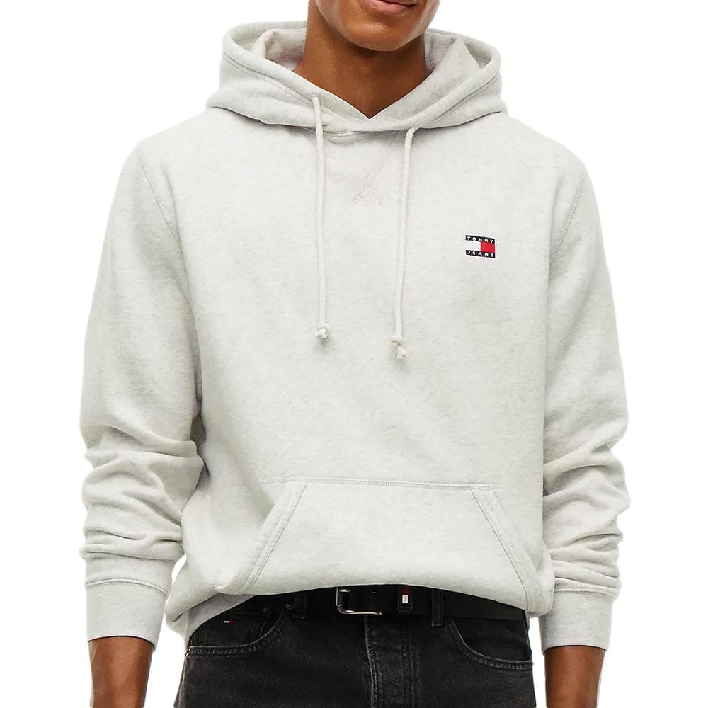 Sweat Gris Clair Homme Tommy Hilfiger Badge DM0DM 1