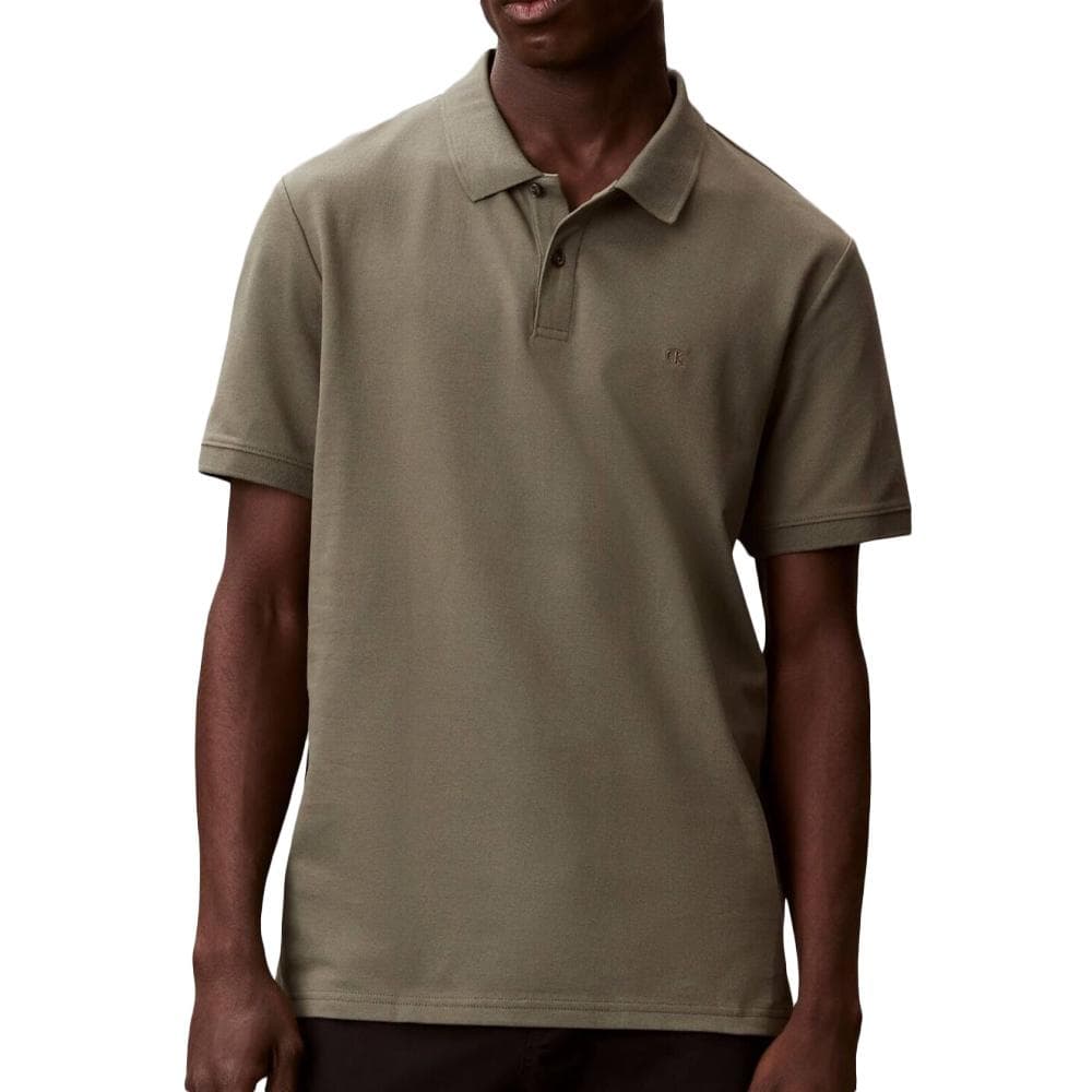 Polo Slim Kaki Homme Calvin Klein Jeans Refined 1